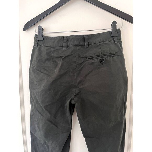 APC Cotton Pants Chinos Forest Dark Green Slim Fit Size 28 x 29 - Picture 4 of 7